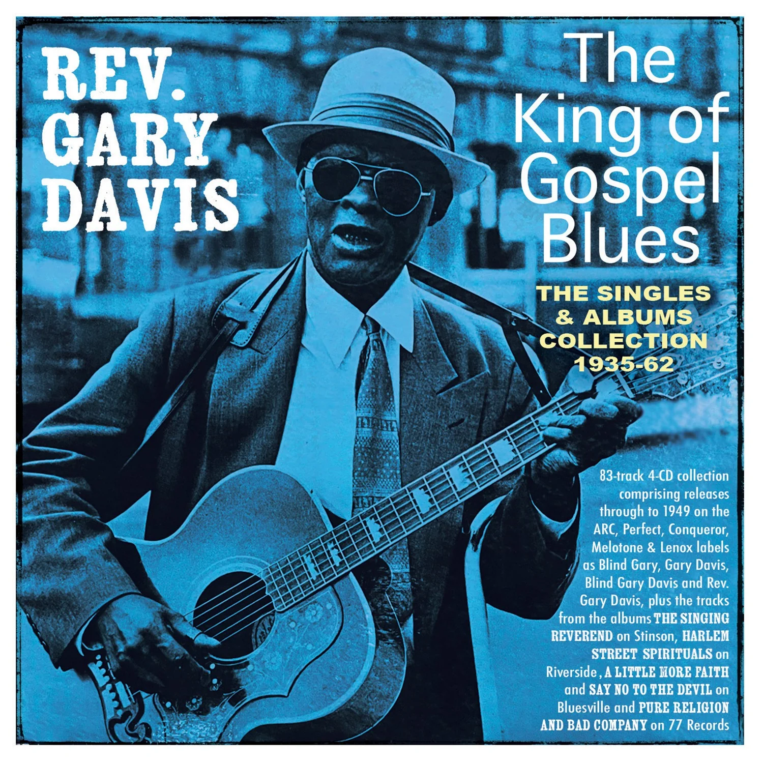 Gary Davis - King of Gospel Blues: The Singles & Albums (4-CD) PREORDER